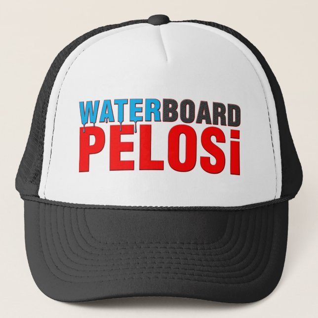 Waterboard Pelosi Trucker Hat (Front)