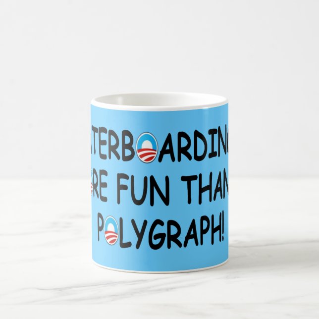 Waterboarding Coffee Mug (Center)