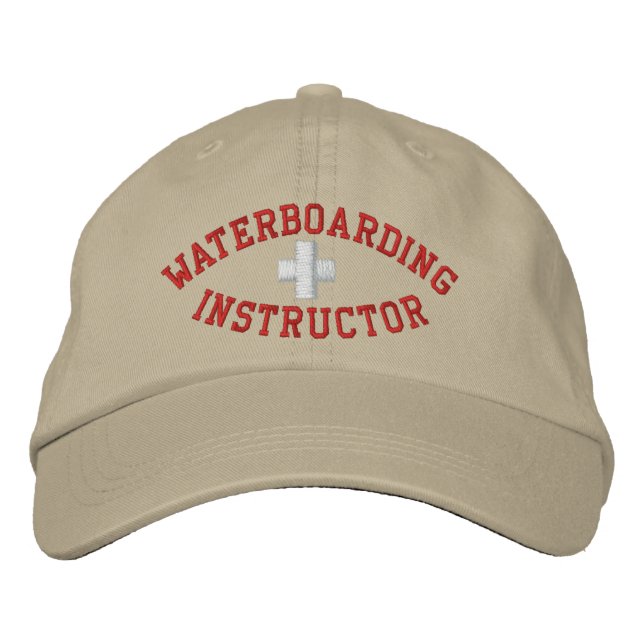 Waterboarding Instructor Embroidered Hat (Front)