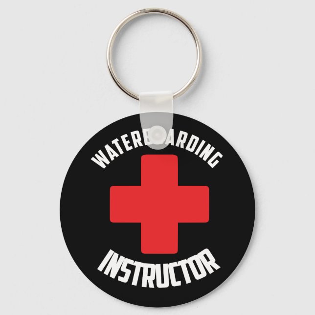 Waterboarding Instructor Keychain (Front)
