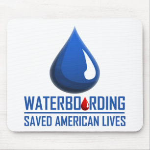 Waterboarding Mouse Pad