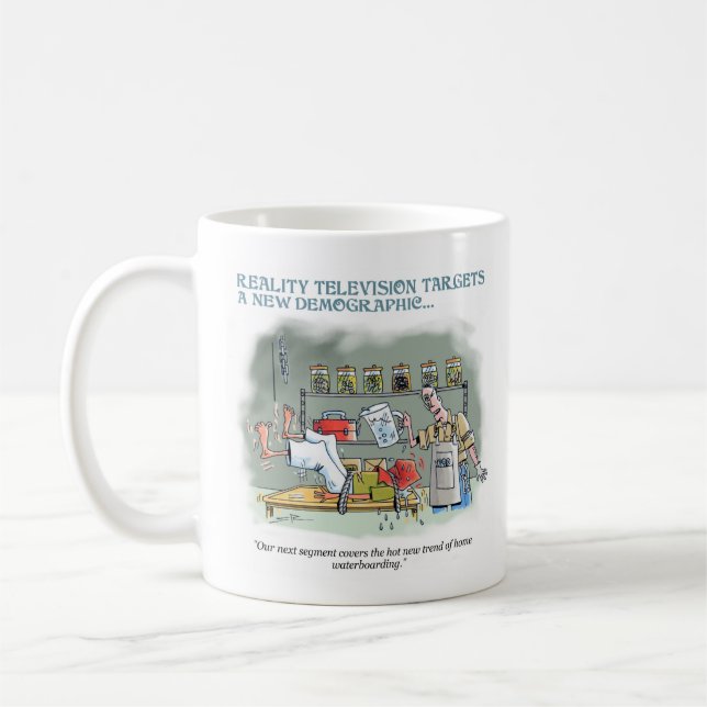 Waterboarding mug (Left)