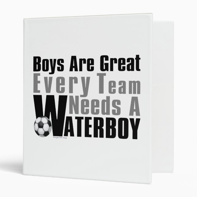 Waterboy Soccer Binder (Front/Inside)