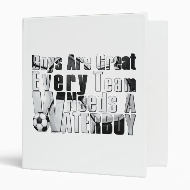 Waterboy Soccer Binder (Front/Inside)