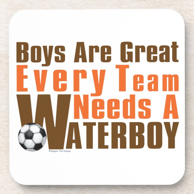 Waterboy Soccer Coaster (Front)