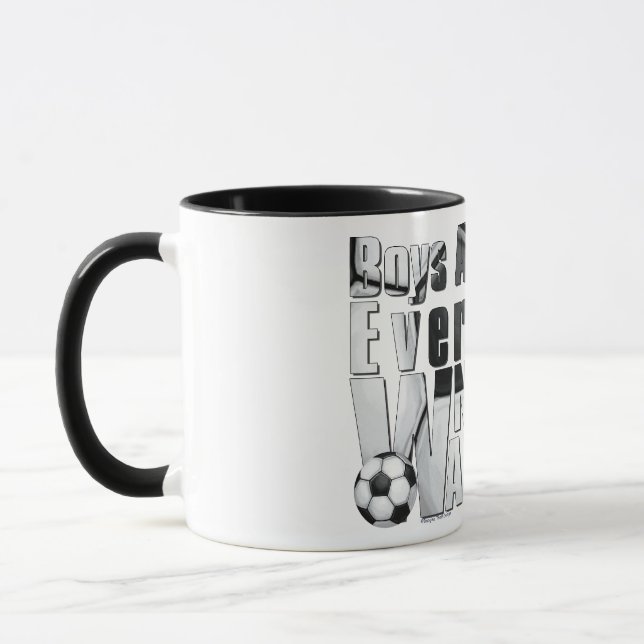 Waterboy Soccer Mug (Left)