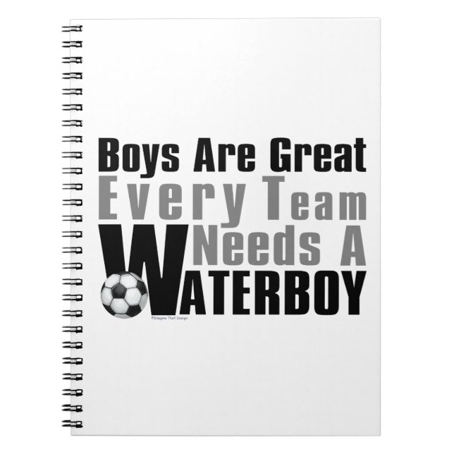 Waterboy Soccer Notebook (Front)