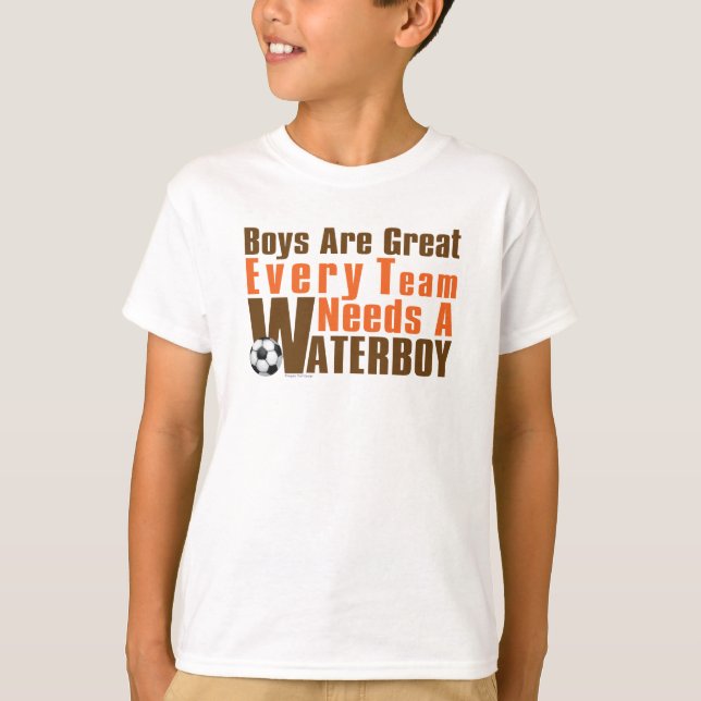 Waterboy Soccer Tees and Sweatshirts (Front)
