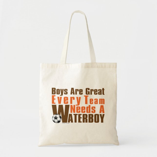Waterboy Soccer Tote Bag (Front)