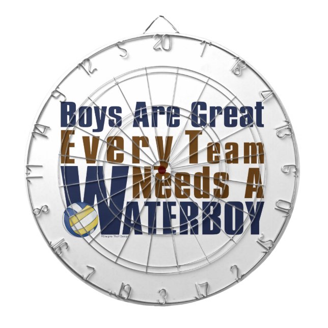 Waterboy Vollyball in Blue Dartboard (Front)