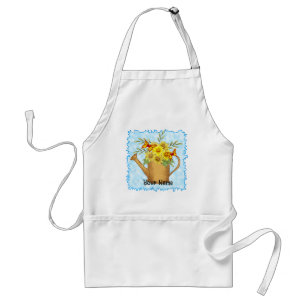 Watercan Daisy  Standard Apron