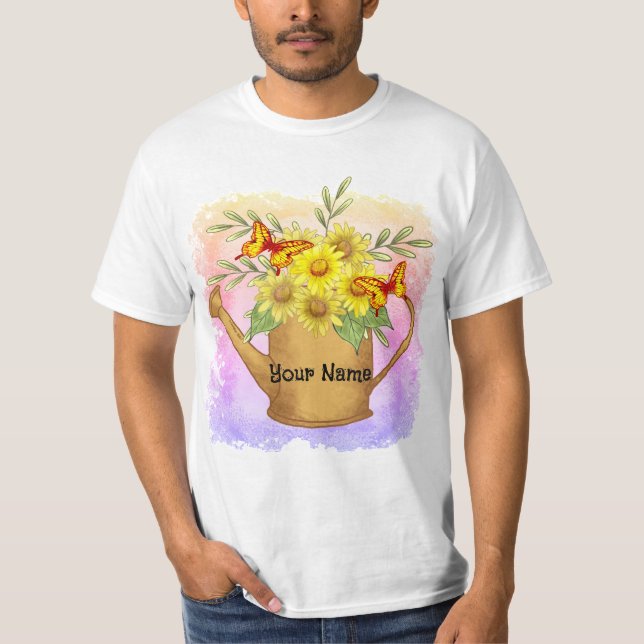 Watercan Daisy  T-Shirt (Front)