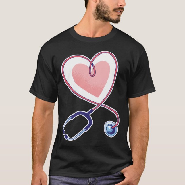 Watercol Nurse Life Nursing Clinical T-Shirt (Front)