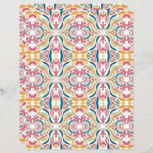 Watercolor Abstract 1 Scrapbook Paper