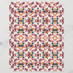 Watercolor Abstract 5 Scrapbook Paper