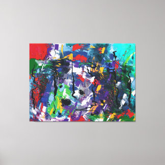Watercolor abstract  canvas print
