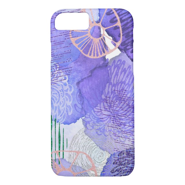 Watercolor Abstract Design Case-Mate iPhone Case (Back)