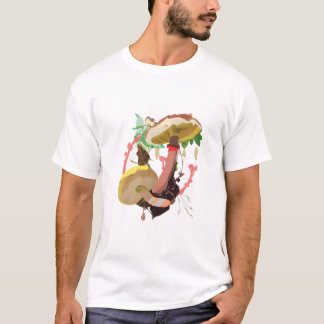 Watercolor Abstract Mushrooms T-Shirt