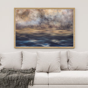 Watercolor Abstract Nature Art Canvas Print