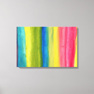 watercolor abstract painting canvas print