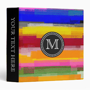 Watercolor Abstract Pattern #5 Binder