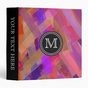 Watercolor Abstract Pattern #7 Binder