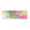 watercolor  address label