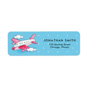 Watercolor Airplane Travel