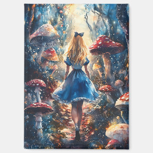 Watercolor Alice in Wonderland Magnet