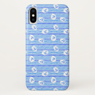 Watercolor Anchor Pattern 1 Case-Mate iPhone Case