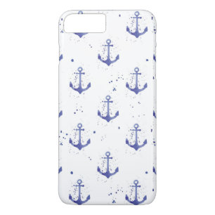 Watercolor Anchor Pattern 2 Case-Mate iPhone Case
