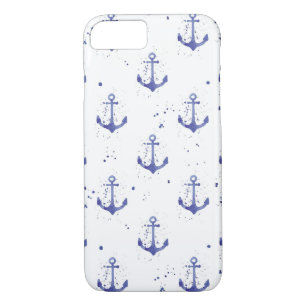 Watercolor Anchor Pattern 2 Case-Mate iPhone Case