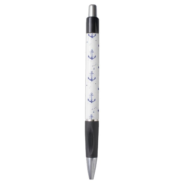 Watercolor Anchor Pattern 2 Pen (Front Vertical)