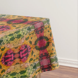 Watercolor And Ink Abstract Expressionism Art Tablecloth