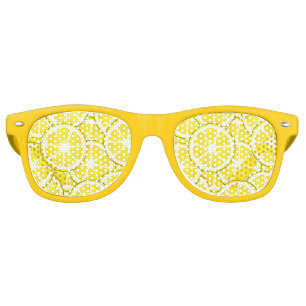 Watercolor and Pen Lemon Slices    Retro Sunglasses