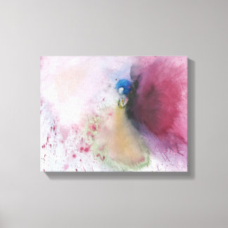 Watercolor Angel Canvas Print