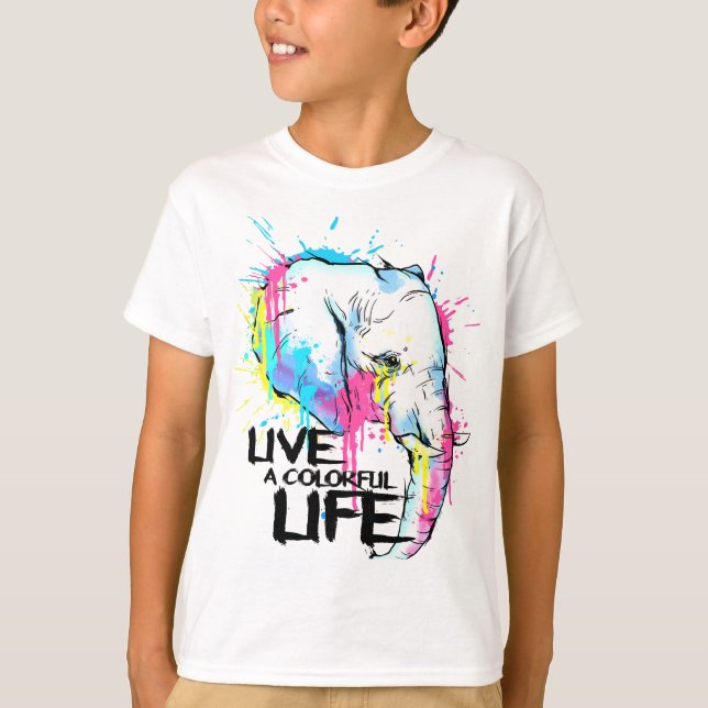 Watercolor animal series T-Shirt (Front)