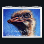 Watercolor Animals Calendar<br><div class="desc">Fugley, Art By JoLyn Original Watercolor Animals, Calendar animals with Attitude</div>