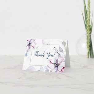 Watercolor Apple Blossom Thank You
