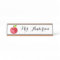 Watercolor Apple Personalized Teacher Name Plate