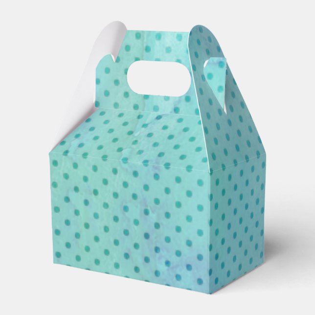 Watercolor Aquadot Favor Box (Back Side)