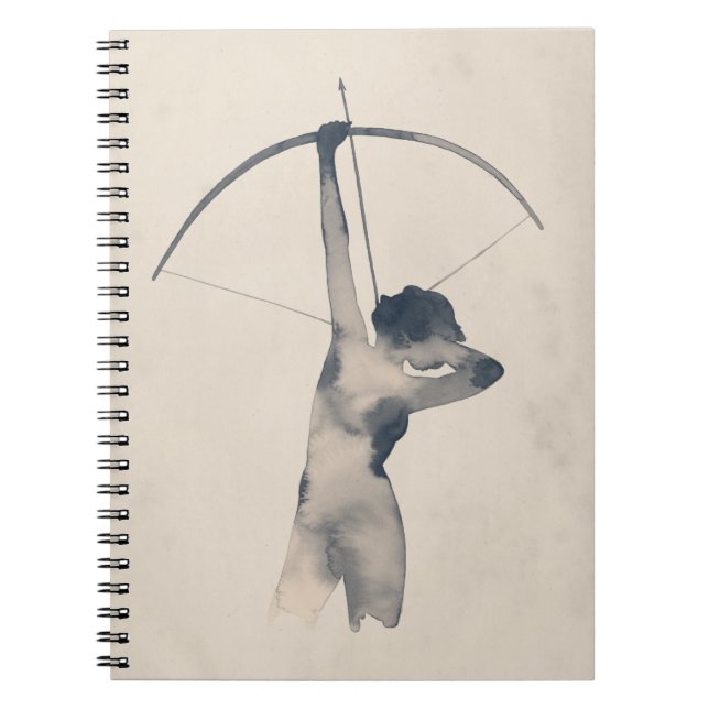 Watercolor Archeress Notebook (Front)