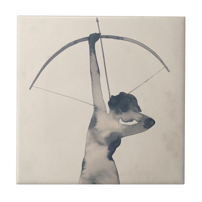 Watercolor Archeress Tile (Front)