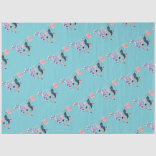 Watercolor Arrow and Feathers Tissue Paper