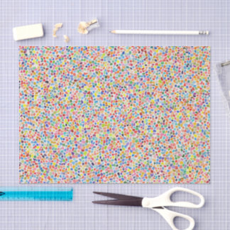 Watercolor Art Artist Painting Printed on Tissue Paper