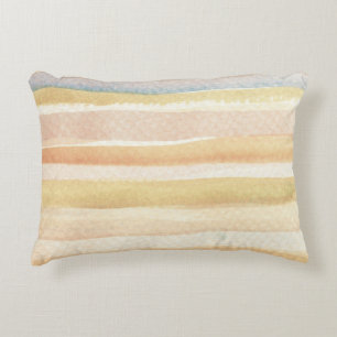 Watercolor art background, texture decorative pillow