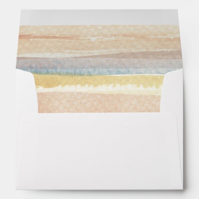 Watercolor art background, texture envelopes (Back (Bottom))