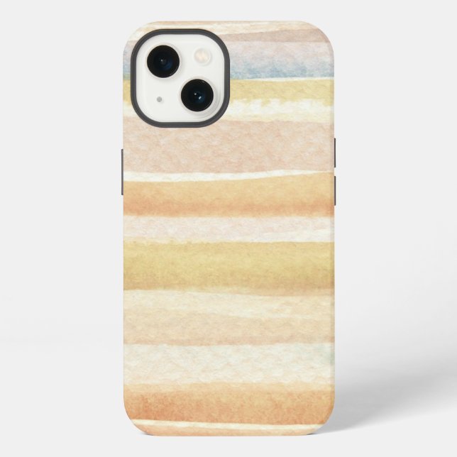 Watercolor art background, texture iPhone case (Back)