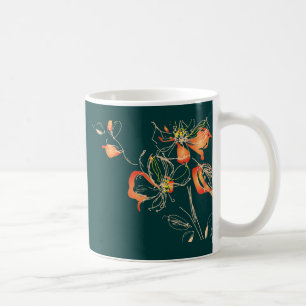 Watercolor Art Deco Flower Coffee Mug