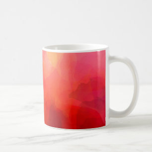 Watercolor Art in Reds, Orange and Yellow Coffee Mug